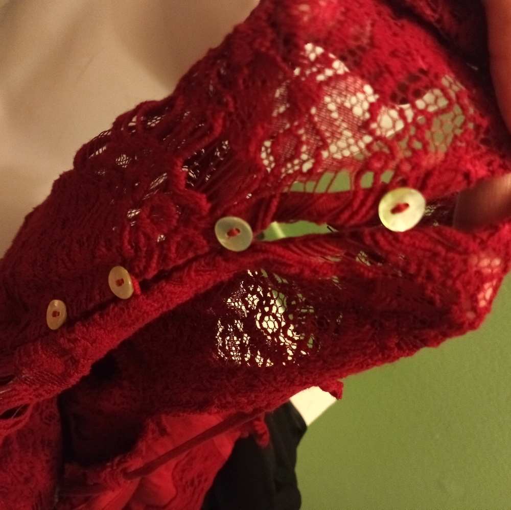 Free people crochet dress S